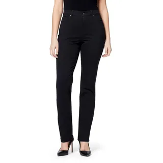 Gloria Vanderbilt Damen Petite Amanda Classic Tapered Jeans - Schwarz - 46 - 46