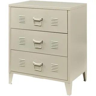 [en.casa] Hämeenlinna Schubladenschrank 60 x 40 x 72 cm Kamelfarben