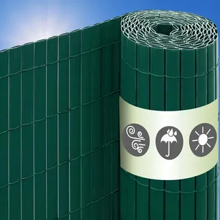 urfence Sichtschutzmatte 100 x 600 cm grün PVC