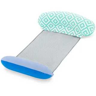 BESTWAY Badeinsel Comfort Plush 43555 145 x 87 cm türkis/blau