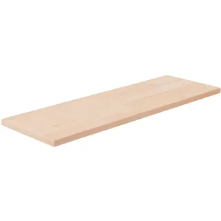 vidaXL Regalboden, Regalbrett mit viel Stauraum, Holzplatte zur Aufbewahrung, Wandboard Einlegeboden Wandregal, Unbehandeltes Massivholz Eiche