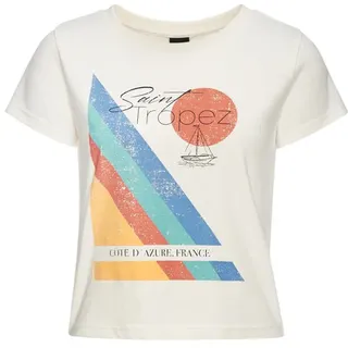 bench. loungewear T-Shirt Wollweiß 32/34