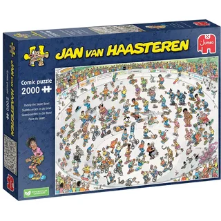 JUMBO Spiele Jan Van Haasteren Skateboarden In Der Schüssel - 2000 Stücke, Blau/Lila