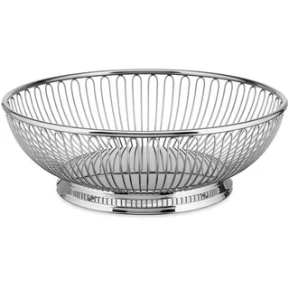 Alessi Obstschüssel Rund Silber 25 cm