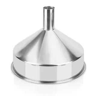 Trichter 24 cm großer Edelstahl-Küchentrichter, Ölablass-Ausgießer, kreativer Weintrichter Küchentrichter