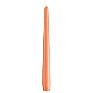 Kopschitz Kerzen Spitzkerzen Lachs 24 x Ø 2,3 cm, 50 Stück, Rußfrei