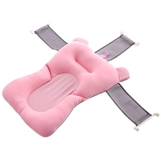 Baby Bad Kissen Neugeborenes Baby Nicht-Schlupfbad Kissen Jungen Mädchen Unisex für 0-12 Monate rosa Badewannen und Sitze