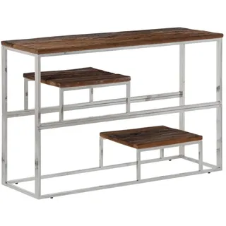 vidaXL Konsolentisch 120x40x75 silber