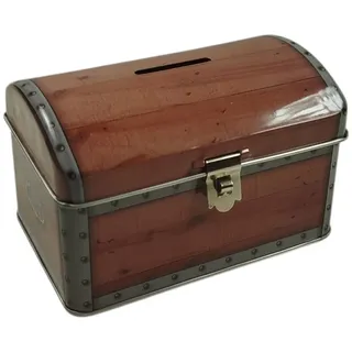 FTWdesign Schatztruhe Spardose 15 cm