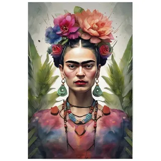 artboxONE Poster 30x20 cm Fashion Frida Kahlo Geb hochwertiger Design Kunstdruck - Bild Frida Kahlo feministin Frau
