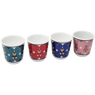 Bialetti Set 4 Espressotassen Joyful Memories Aus Keramik 70ml
