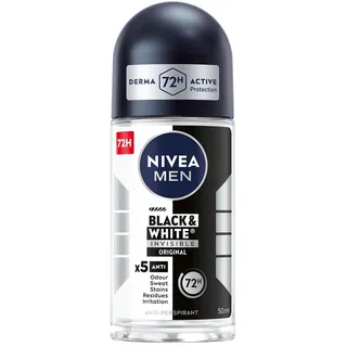 NIVEA MEN Black & White Invisible Original Antitranspirant Roll-On 50 ml