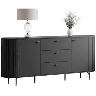lookway ELODIE 190 x 81 x 40 cm Schwarz