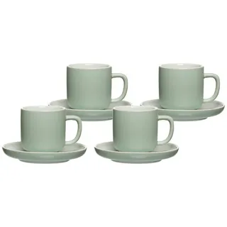 Ritzenhoff Breker Espressotassen, Mintgrün, Keramik, 0.1 L, 2x2x2 cm, Kaffee & Tee, Tassen, Kaffeetassen-Sets