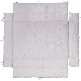 roba Baumann Laufgittereinlage Roba 96 x cm Stoff Grau