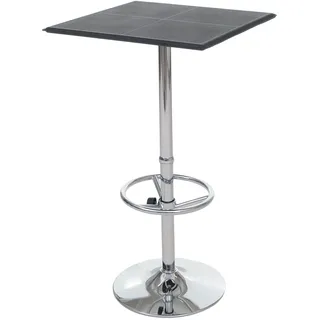 MCW Bistrotisch Buffalo 80 x 80 x 110 cm schwarz
