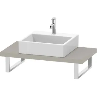 Duravit Konsole 1 Ausschnitt 80 x 4,5 x 48 cm Taupe Matt
