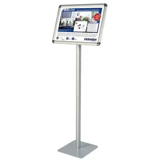 Franken Infoständer DIN A3 28,0 x 28,0 x 125,0 cm 1 St. Silber