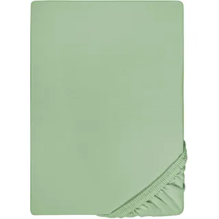 None Spannbettlaken Microfaser-Jersey 90 x 190 - 100 x 200 cm grün