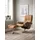 Leder 83 x 102 x 74 cm taupe paloma