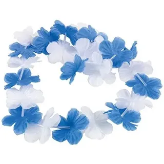 Amscan Oktoberfest Hawaii-Kette (blau/weiß)