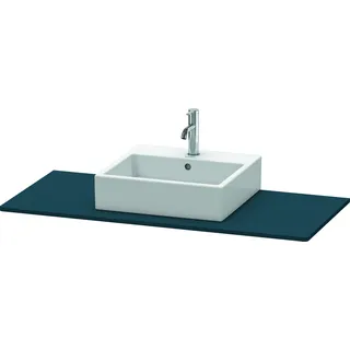 Duravit XSquare Konsole 1 Ausschnitt 120 x 55 cm Nachtblau seidenmatt XS060F09898