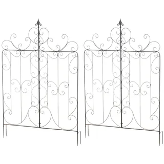 CLP Rankgitter Mandevilla 2er Set 100 x 200 cm Bronze