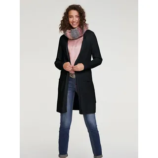 Heine Long-Strickjacke Schwarz 44/46