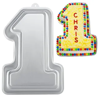 Cayanmydery Nummer 1 Geformte Kuchenform, NR.1 Kuchenform zum ersten Geburtstag, 1 Jahr alte Kuchenform, Nummer Eins Form
