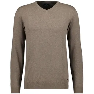 V-Ausschnitt-Pullover RAGMAN, Herren, Gr. 56, braun (camel), 95% Baumwolle 5% Cashmere, casual, V-Ausschnitt, Langarm, Pullover