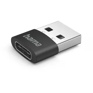 Hama USB-C auf USB-A Adapter Schwarz