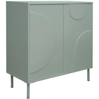 [en.casa] Sideboard Holea 75 x 70 x 34 cm Salbeigrün