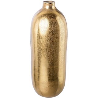 Bodenvase CREATIV DECO Vasen Gr. H: 50,00 cm Ø 20,00 cm, goldfarben Blumenvasen in leuchtendem Gold