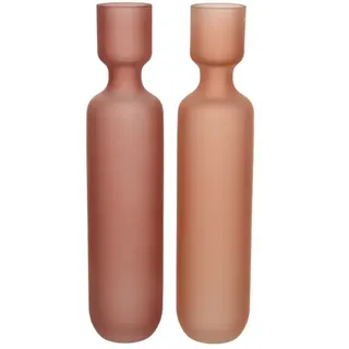 Kaemingk Vase in Farbe Beige/Rot