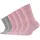 6er Pack chalk pink melange 27-30
