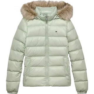 Tommy Hilfiger Tommy Jeans Basic Hooded Down JA Grün - Misty Sage), L