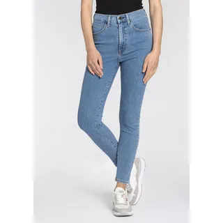 Skinny-fit-Jeans LEVI'S "Retro High Skinny" Gr. 33, Länge 30, blau (semi sweet blue) Damen Jeans Röhrenjeans