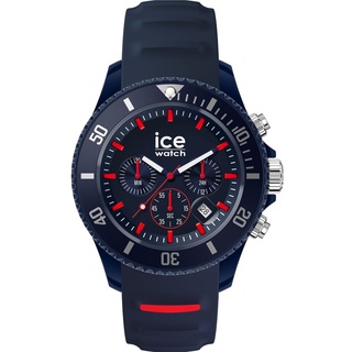 Ice Watch Chronograph 'Ice Chrono - Dark Blue Red' Herren Uhr (Medium) 021425