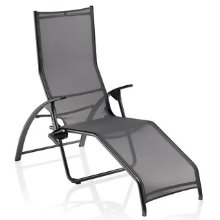 Kettler Tampa Bäderliege 1710-7000 anthrazit Saunaliege Sonnenliege