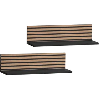 Schildmeyer Ryker Regal 60 x 17,3 x 15,7 cm Schwarz