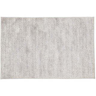 Kleine Wolke Badteppich, Grau, Hellgrau, Textil, rechteckig, 55x65 cm, für Fußbodenheizung geeignet, rutschhemmend, Badtextilien, Badematten