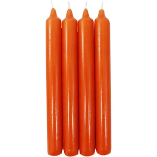 12er Pack Tafelkerzen terracotta, ca. 21 x 195 mm (12 x 4 Stück)