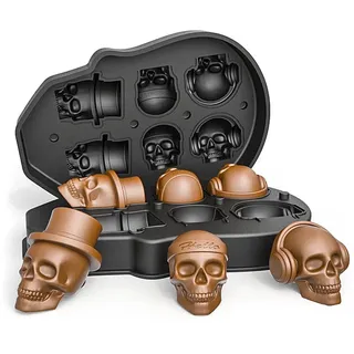 Metamorph Backform Halloween Totenkopf Silikon Backform - Kuchenparty, Kuchenparty schwarz
