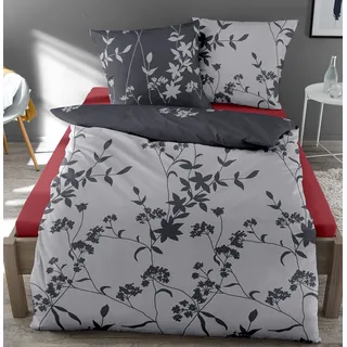 Dormisette Bettwäsche 135x200 Biber Fein-Biber Made in Germany mit Reißverschluss***