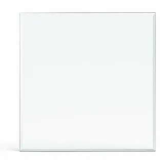 Feuercampus Funkenschutzplatte Glas Quadrat 100x100x0,8 cm ESG Kamin Bodenplatte hitzebeständig Schutzplatte Feuerstelle Ofenunterlage Sicherheitsglas Funkenschutz Kamin Glasplatte