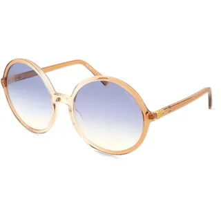 Miu Miu 0MU B02S Damen-Sonnenbrille Vollrand Rund Acetat-Gestell, braun