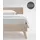 Jersey 90 x 200 - 100 x 220 cm weiß