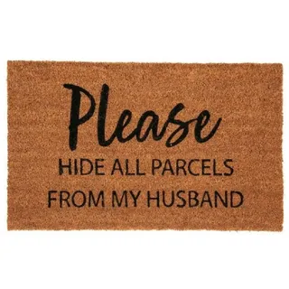 PAD Fußmatte Fußmatte Please hide all Parcels (45x75cm)