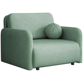 Mirjan24 Schlafsofa, Türkis, Metall, Kiefer, 1-Sitzer, Rechteckig, 100x85x103 cm, Wohnzimmer, Sofas & Couches, Schlafsofas