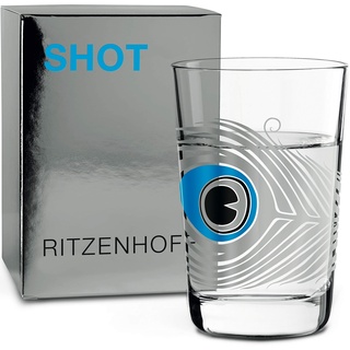 RITZENHOFF Next Shot Schnapsglas von Sonia Pedrazzini (Peacock), aus Kristallglas, 40 ml